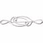 8530:34374:P 14kt White 75x19mm Brooch