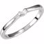 11431:61220:P 14kt White Band