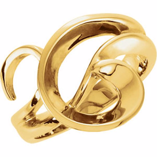 4279A:82660:P 18kt Yellow Freeform Ring