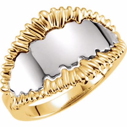 5417:84388:P 18kt Yellow Metal Fashion Ring 