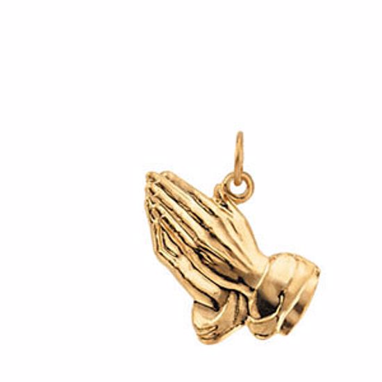 R16352:66890:P Praying Hands Pendant