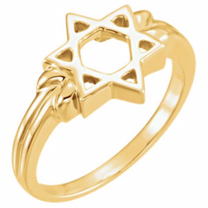 R7054:90689:P Star of David Ring