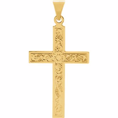 R16161:67668:P Design Cross Pendant