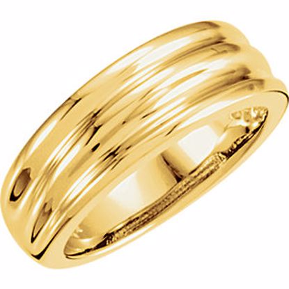 5768:118025:P 10kt Yellow 6.5mm Ladies Fancy Band