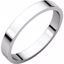 F6:120251:P Platinum 3mm Flat Band