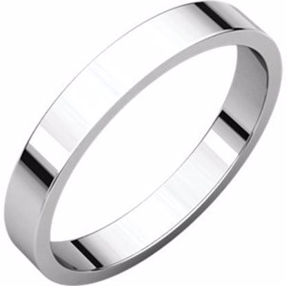 F5.5:140006:P Platinum 3mm Flat Band