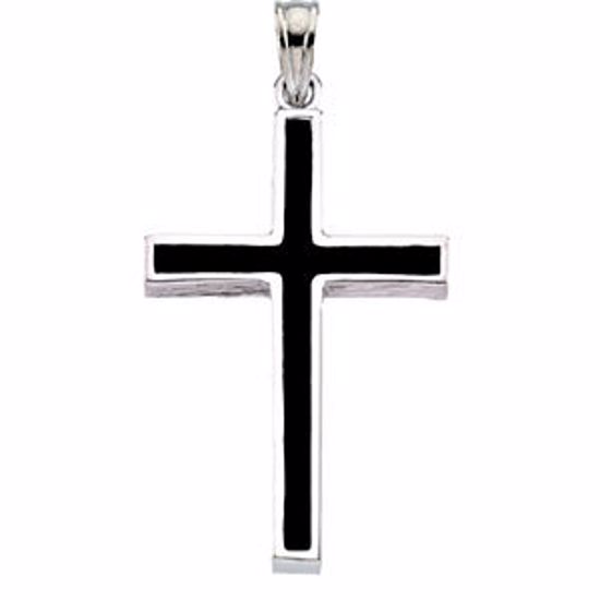 R4010BK:170502:P Cross Pendant