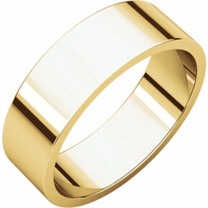 F4.5:143340:P 10kt Yellow 6mm Flat Band