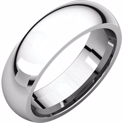 IR9.5:151184:P 10kt White 6mm Comfort Fit Band