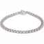 60872:207617:P 14kt White 4 1/2 CTW Diamond Line 7.25" Bracelet