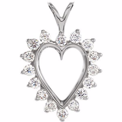 60745:207603:P Diamond Heart Pendant