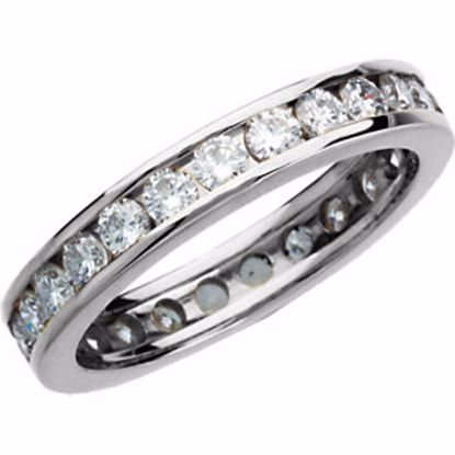 60238:207132:P Platinum 1 1/3 CTW Diamond Eternity Band Size 6