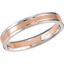 50247:254618:P 14kt White & Rose 4mm Band Size 9
