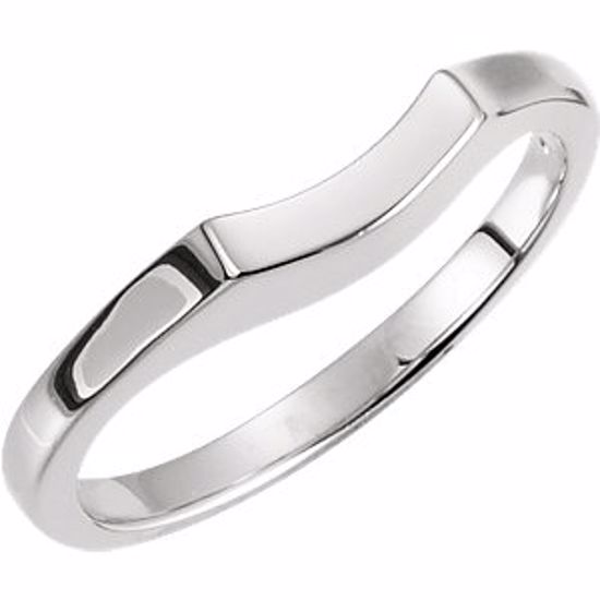 12503:268283:P Platinum Band for 7.4mm Engagement Ring 