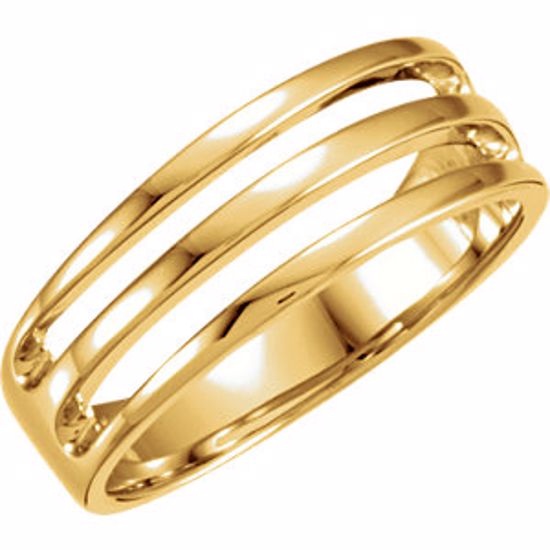 4508:5606:P 10kt Yellow Men's 7mm Bar Style Band