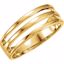 4508:5606:P 10kt Yellow Men's 7mm Bar Style Band