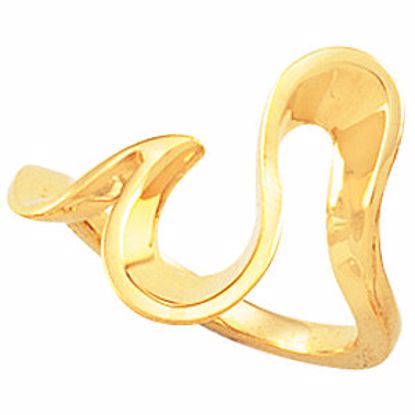 4293A:21852:P 14kt Yellow Freeform Ring