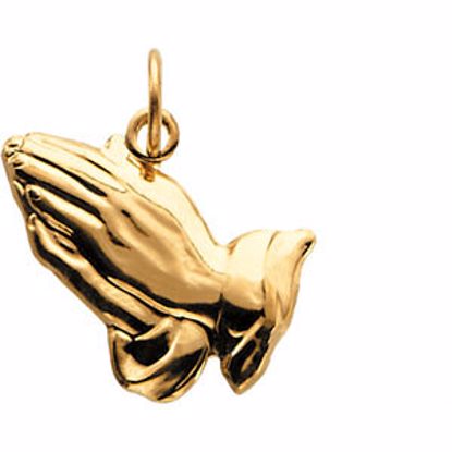 R16352:66887:P Praying Hands Pendant