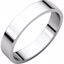 F7:120261:P Platinum 4mm Flat Band