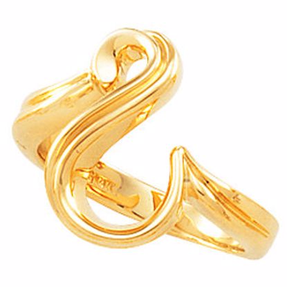 5909:123955:P 14kt Yellow Fashion Ring 