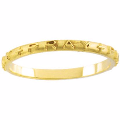 R16621:130134:P 14kt Yellow Size 11.00 Prayer Ring