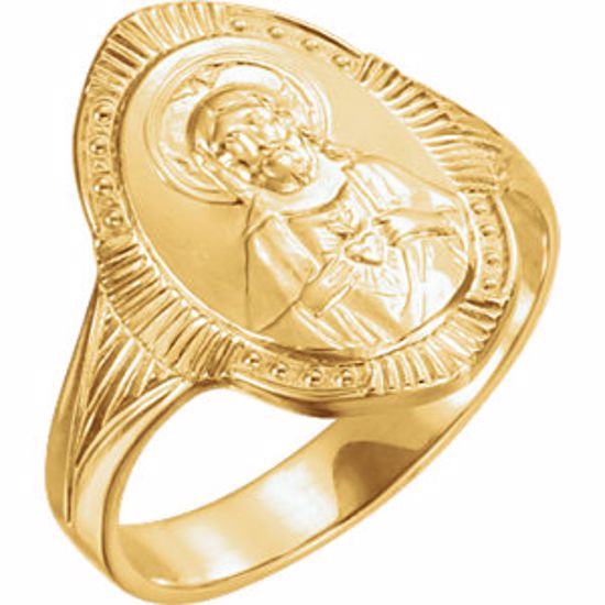 R16639:134130:P Sacred Heart of Jesus Ring
