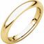 IR7.5:138692:P 10kt Yellow 3mm Comfort Fit Band
