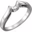 10893:140076:P Platinum Band for 6.5mm Round Engagement Ring Mounting