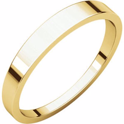 FT4.5:146743:P 10kt Yellow 3mm Flat Tapered Band