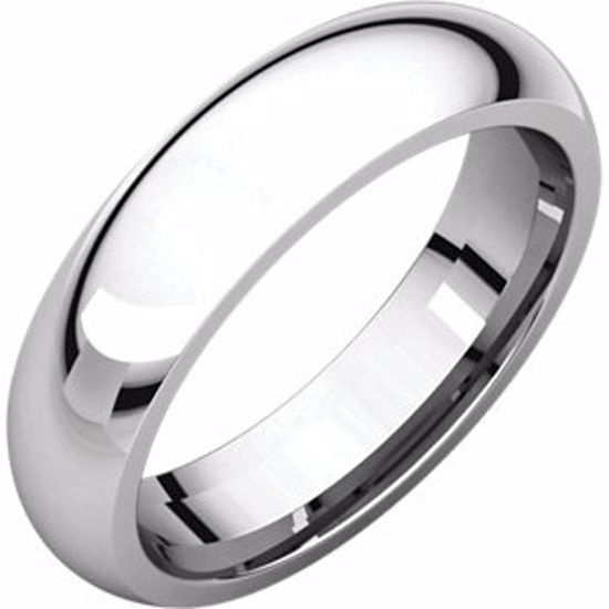 IR10:151102:P 10kt White 5mm Comfort Fit Band