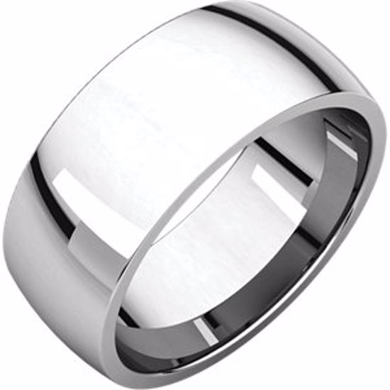 IRL10.5:154248:P Platinum 8mm Light Comfort Fit Band
