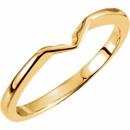 12698:195645:P 10kt Yellow Band for 10x5mm Engagement