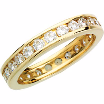 60238:207488:P 14kt Yellow 1 1/3 CTW Diamond Eternity Band Size 7