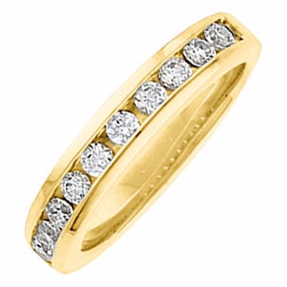 60223:207469:P 14kt Yellow 3/8 CTW Diamond Anniversary Band 