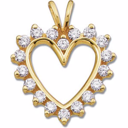 60746:209329:P Diamond Heart Pendant