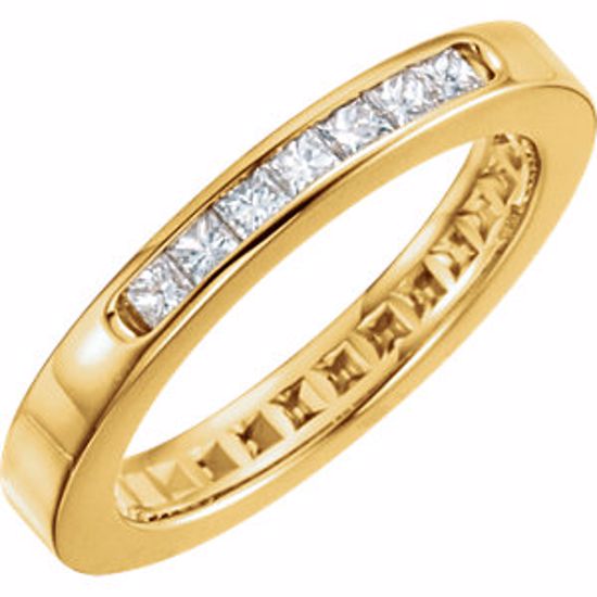 60772:209893:P 14kt Yellow 1/3 CTW Diamond Band Size 6