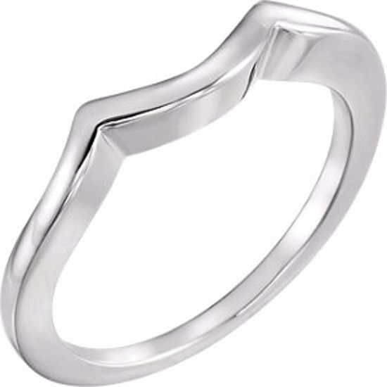 120391:253035:P 14kt White Infinity-Inspired Band Mounting