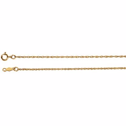 CH469:244032:P 14kt Yellow 1mm Rope 20" Chain