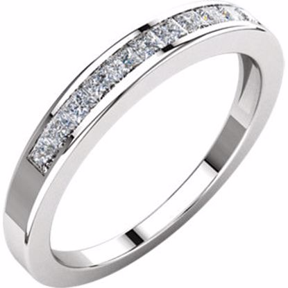 62178:268703:P Platinum 1/3 CTW Diamond Anniversary Band Size 7