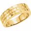50285:269416:P Brick Design 8mm Tapered Band