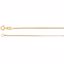 CH22:31994:P 14kt Yellow 1mm Solid Box 16" Chain