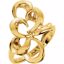 5255:19755:P 14kt Yellow Metal Fashion Ring