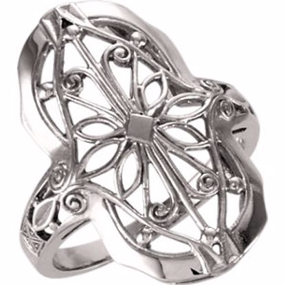 4840:22094:P 14kt Yellow Filigree Ring