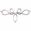 8353:21923:P 14kt White Bracelet Center