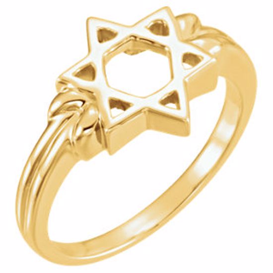 R7054:65564:P Star of David Ring