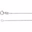 CH21:102655:P 14kt White .55mm Solid Box 7" Chain
