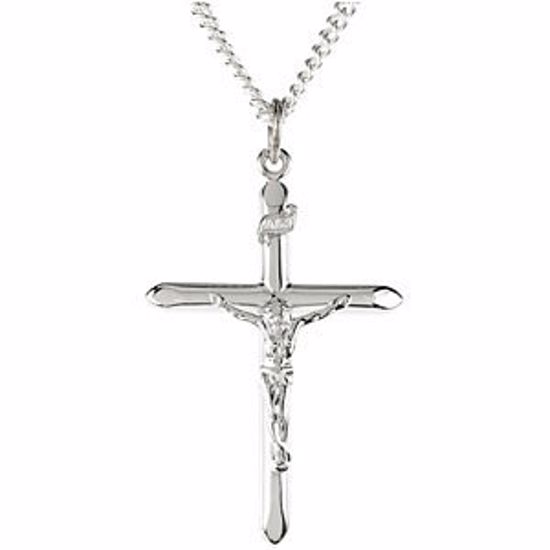 R16278:104177:P Sterling Silver Crucifix Pendant