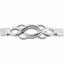 81314:120377:P 14kt White Bracelet Center