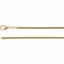 CH116:120432:P 14kt Yellow 2mm Solid Round Snake 16" Chain