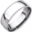MGRL8:151320:P 14kt White 6mm Light Comfort Fit Milgrain Band 